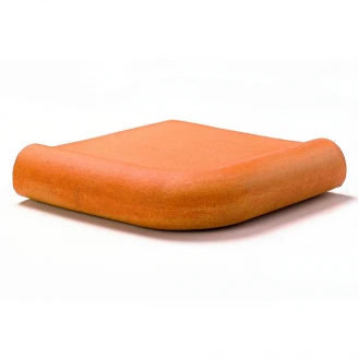 Skånsk Natural Terracotta Klinker Udvendigt Hjørne Orange Matt 28x28 cm